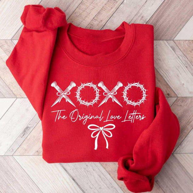 XOXO Love Letters Jesus Bible Verse Christian Religious Valentine Gift T-Shirt / Sweatshirt / Hoodie