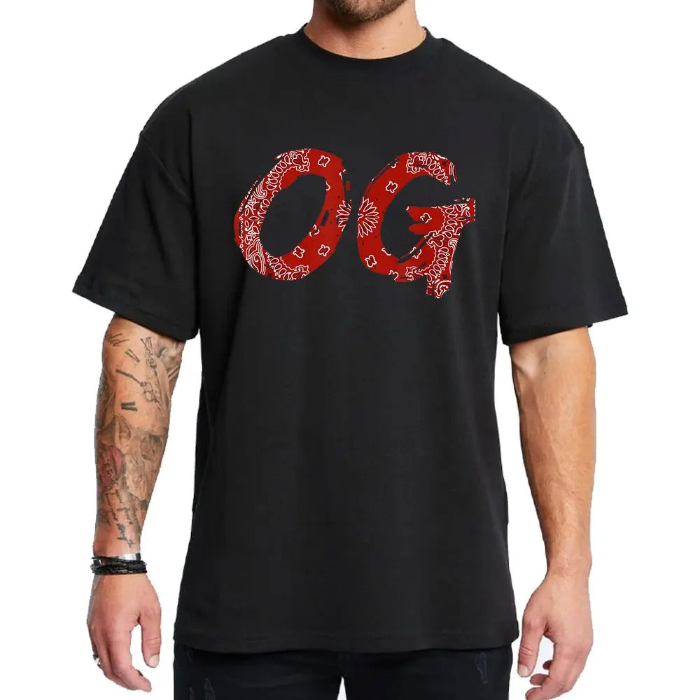 OG Bandana Red Design Chicano Pride T-Shirt / Sweatshirt / Hoodie