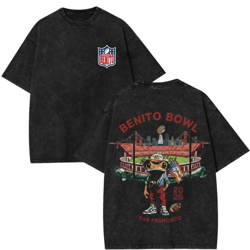 Benito Bowl 2026 Best Half Time Vintage Football Graphic Team Fan T-Shirt / Sweatshirt / Hoodie