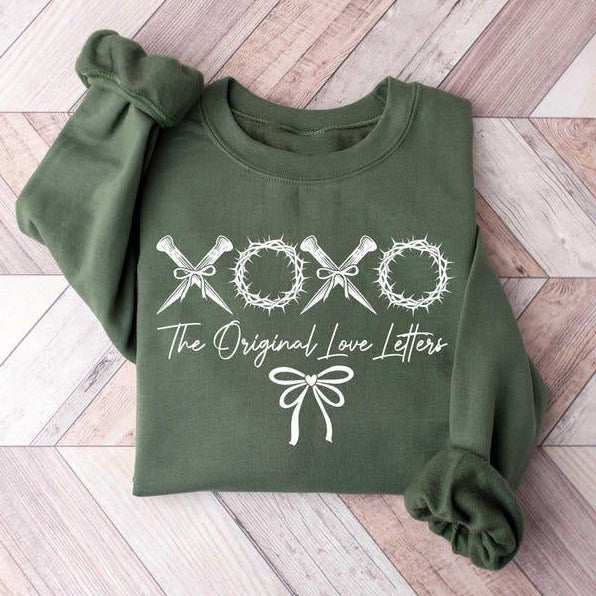 XOXO Love Letters Jesus Bible Verse Christian Religious Valentine Gift T-Shirt / Sweatshirt / Hoodie