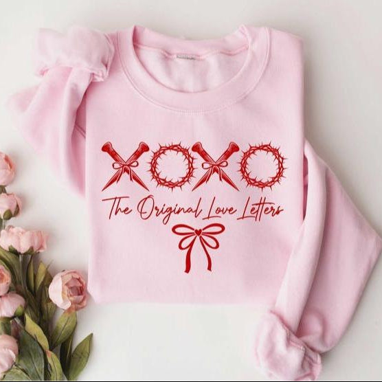XOXO Love Letters Jesus Bible Verse Christian Religious Valentine Gift T-Shirt / Sweatshirt / Hoodie