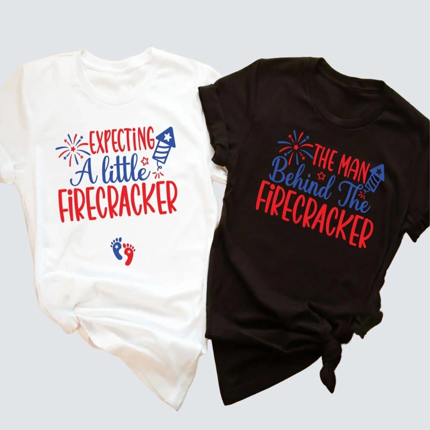 Couples 4th of July Pregnancy Announcement T-Shirt / Sweatshirt / Hoodie