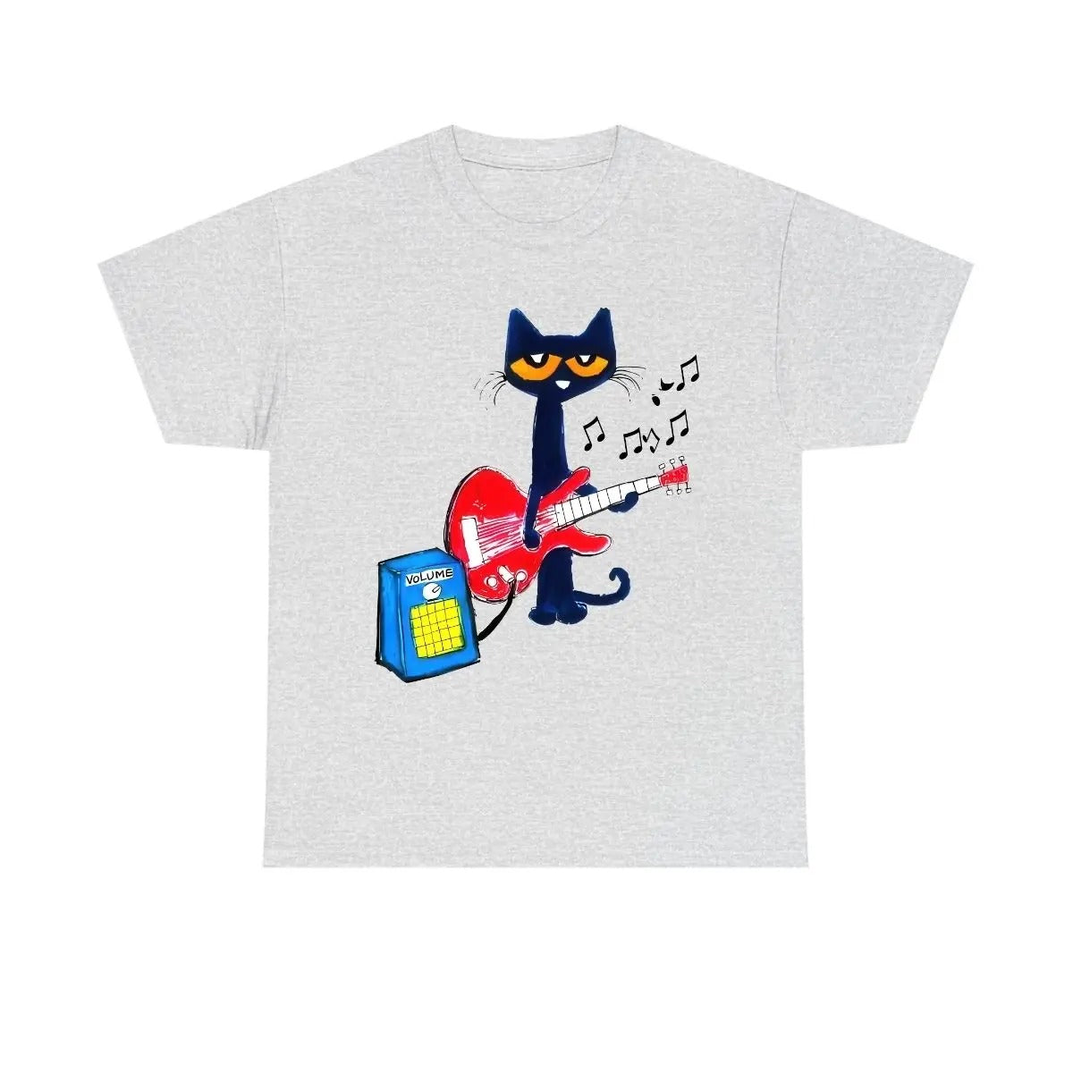 Cool Cartoon Pete The Cat Playing Guitar Music Lover T-Shirt / Sweatshirt / Hoodie