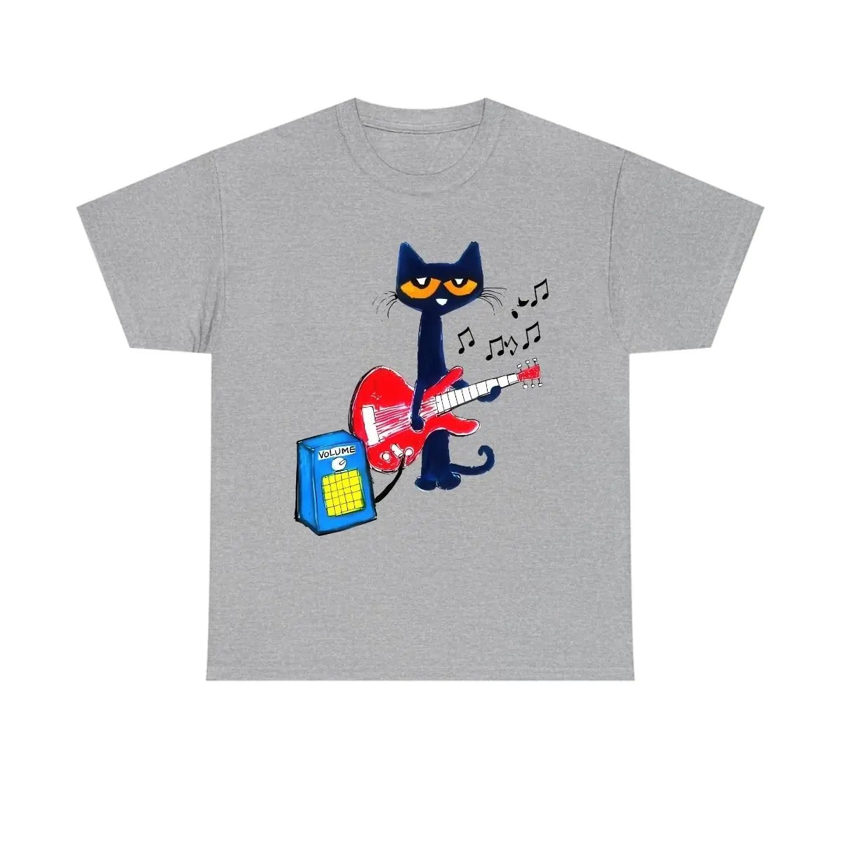 Cool Cartoon Pete The Cat Playing Guitar Music Lover T-Shirt / Sweatshirt / Hoodie