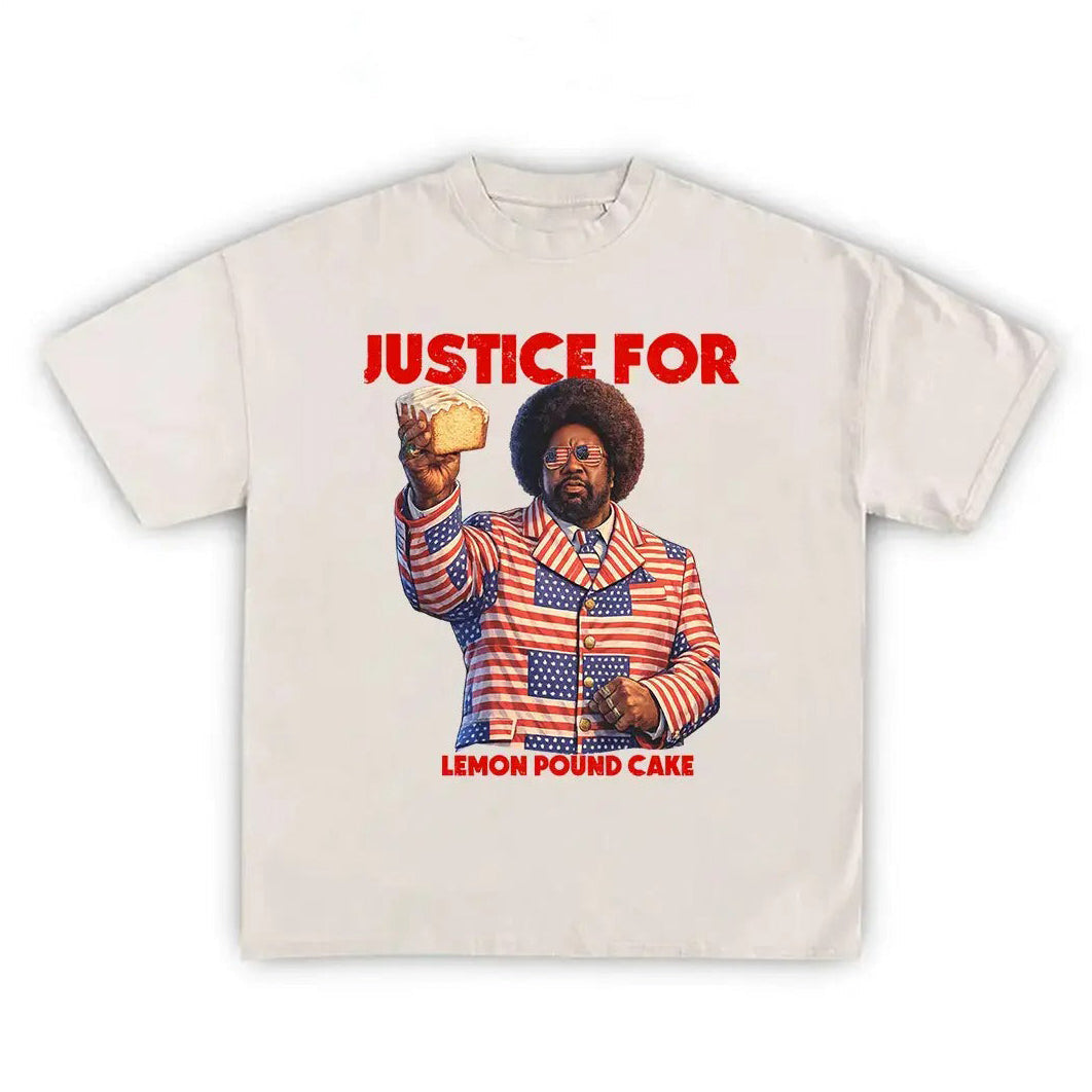 Justice For Lemon Pound Cake Funny Retro Unisex T-Shirt / Sweatshirt / Hoodie