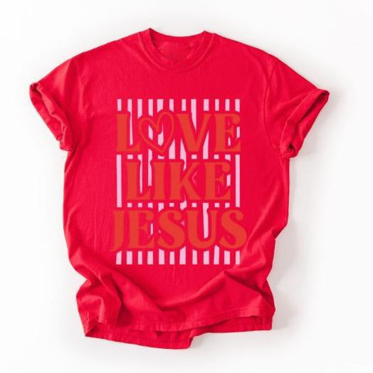 Love Like Jesus Preppy Valentine's Day T-Shirt / Sweatshirt / Hoodie
