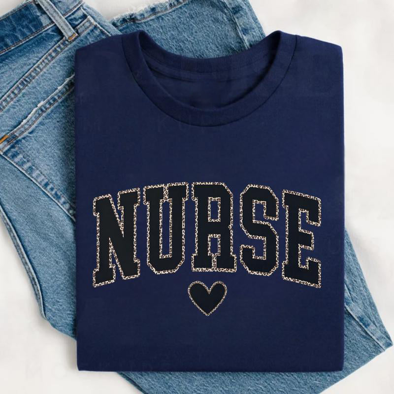 Leopard Nurse RN Graduation Appreciation Gift T-Shirt / Sweatshirt / Hoodie