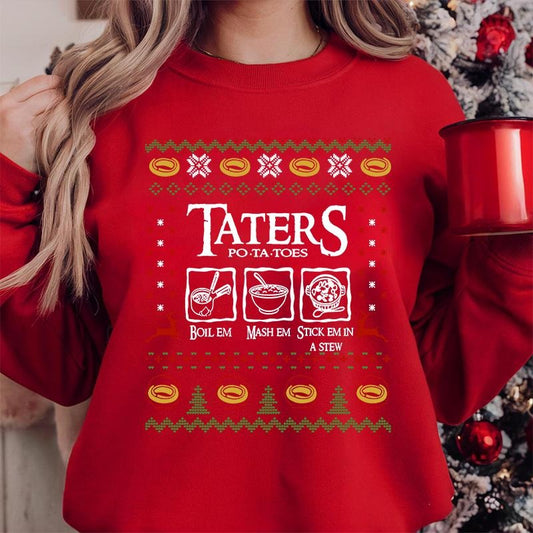 Lord Of The Rings Taters Ugly Christmas T-Shirt / Sweatshirt / Hoodie