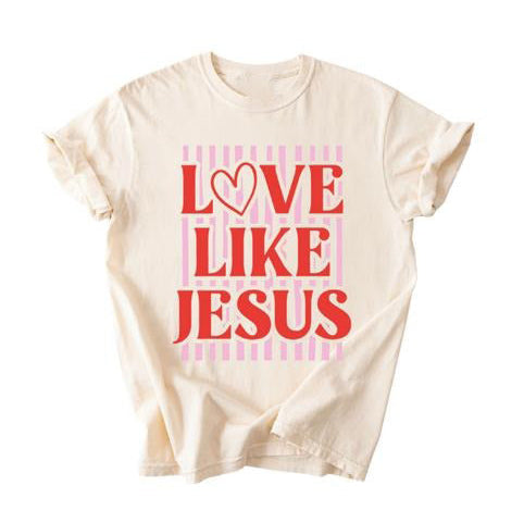 Love Like Jesus Preppy Valentine's Day T-Shirt / Sweatshirt / Hoodie
