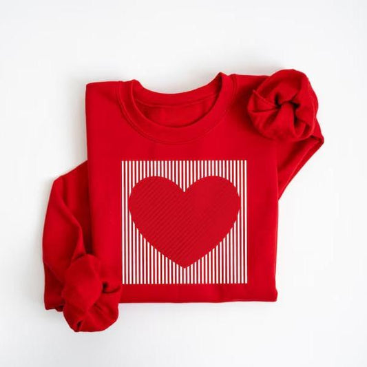 Retro Valentines Heart Cute Love Design T-Shirt / Sweatshirt / Hoodie
