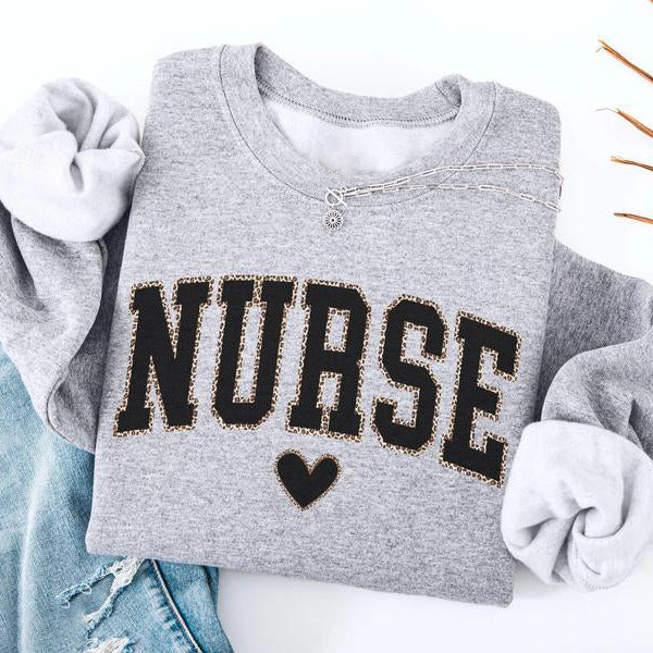 Leopard Nurse RN Graduation Appreciation Gift T-Shirt / Sweatshirt / Hoodie