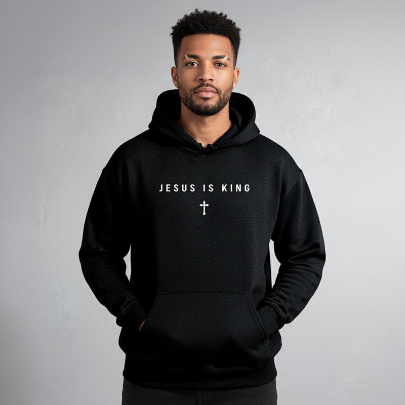 Jesus Is King Cross Graphic Religious T-Shirt / Sweatshirt / Hoodie