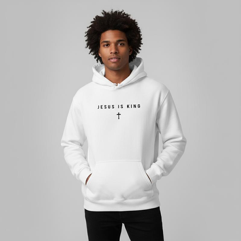 Jesus Is King Cross Graphic Religious T-Shirt / Sweatshirt / Hoodie