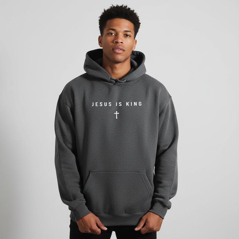 Jesus Is King Cross Graphic Religious T-Shirt / Sweatshirt / Hoodie