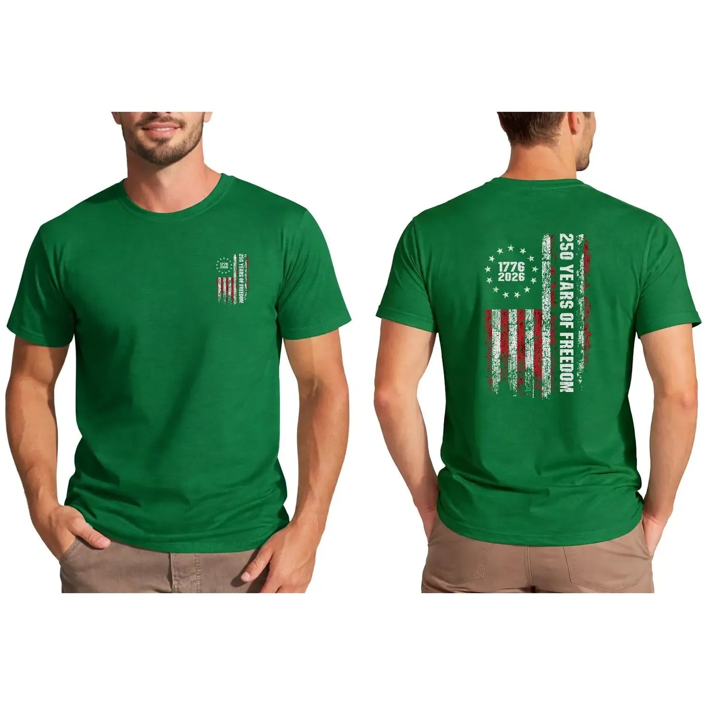 250th Anniversary American Flag 1776-2026 Patriotic Graphic T-Shirt / Sweatshirt / Hoodie