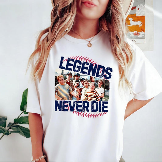 Legends Never Die Retro 1990s Baseball Inspired T-Shirt / Sweatshirt / Hoodie