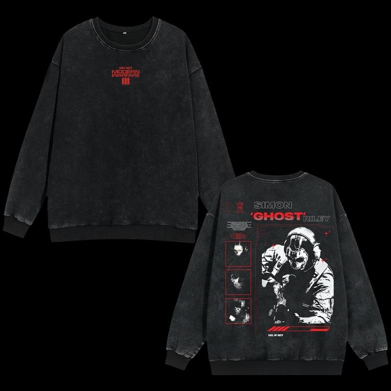 Ghost COD Double Printed T-Shirt / Sweatshirt / Hoodie