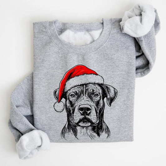 Santa Paws Christmas Dog 50 Dog Breeds in Festive  T-Shirt / Sweatshirt / Hoodie