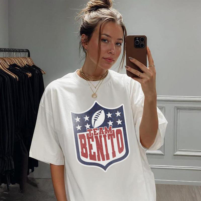 Team Benito Retro Football Shield Graphic T-Shirt / Sweatshirt / Hoodie