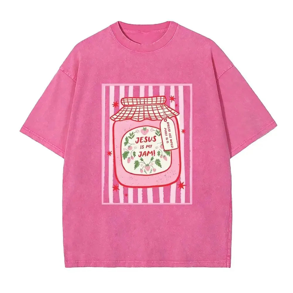Jesus Is My Strawberry Jam Jar Christian With Make His Mercy Known Tagline T-Shirt / Sweatshirt / Hoodie