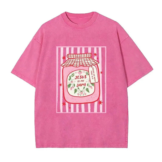 Jesus Is My Strawberry Jam Jar Christian With Make His Mercy Known Tagline T-Shirt / Sweatshirt / Hoodie