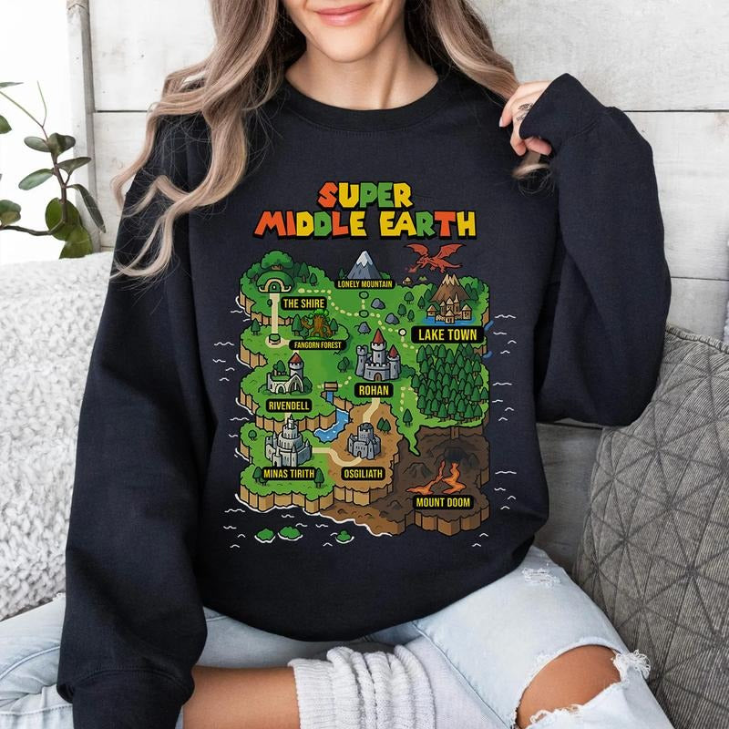 Supper Middle Earth LOTR T-Shirt / Sweatshirt / Hoodie