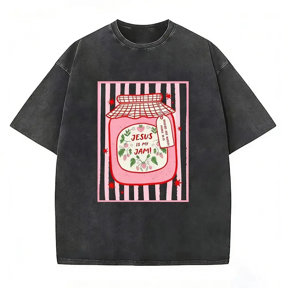 Jesus Is My Strawberry Jam Jar Christian With Make His Mercy Known Tagline T-Shirt / Sweatshirt / Hoodie