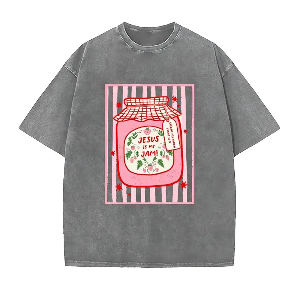 Jesus Is My Strawberry Jam Jar Christian With Make His Mercy Known Tagline T-Shirt / Sweatshirt / Hoodie