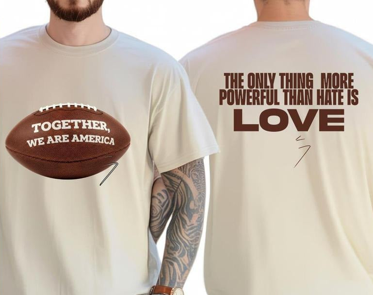 Together We Are America Vintage Football Graphic T-Shirt / Sweatshirt / Hoodie