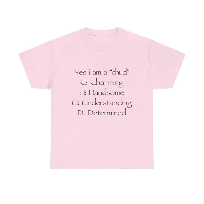 Yes I Am A Chud Acronym Meme Humor T-Shirt / Sweatshirt / Hoodie