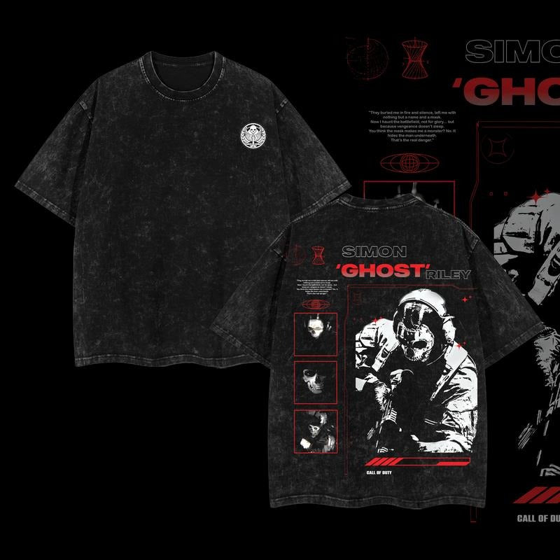 Ghost COD Double Printed T-Shirt / Sweatshirt / Hoodie
