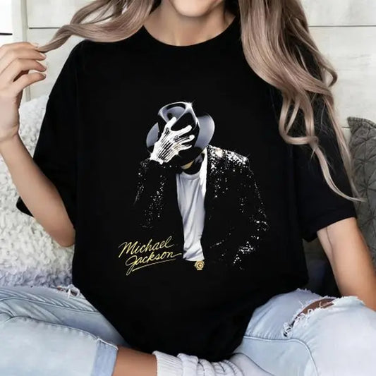 Iconic Pose Sparkling Jacket Digitally Printed T-Shirt / Sweatshirt / Hoodie