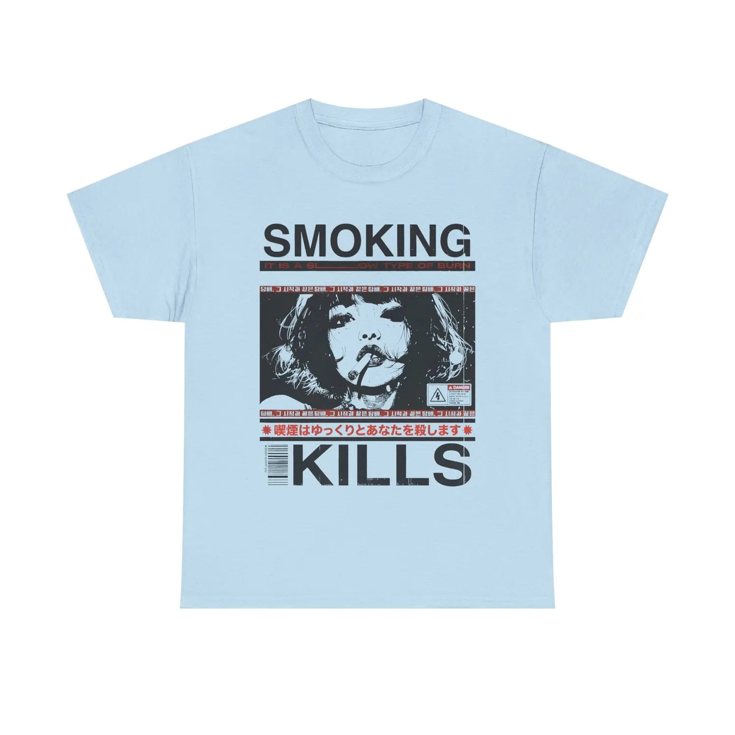 Smoking Kills Retro Manga Style Graphic T-Shirt / Sweatshirt / Hoodie