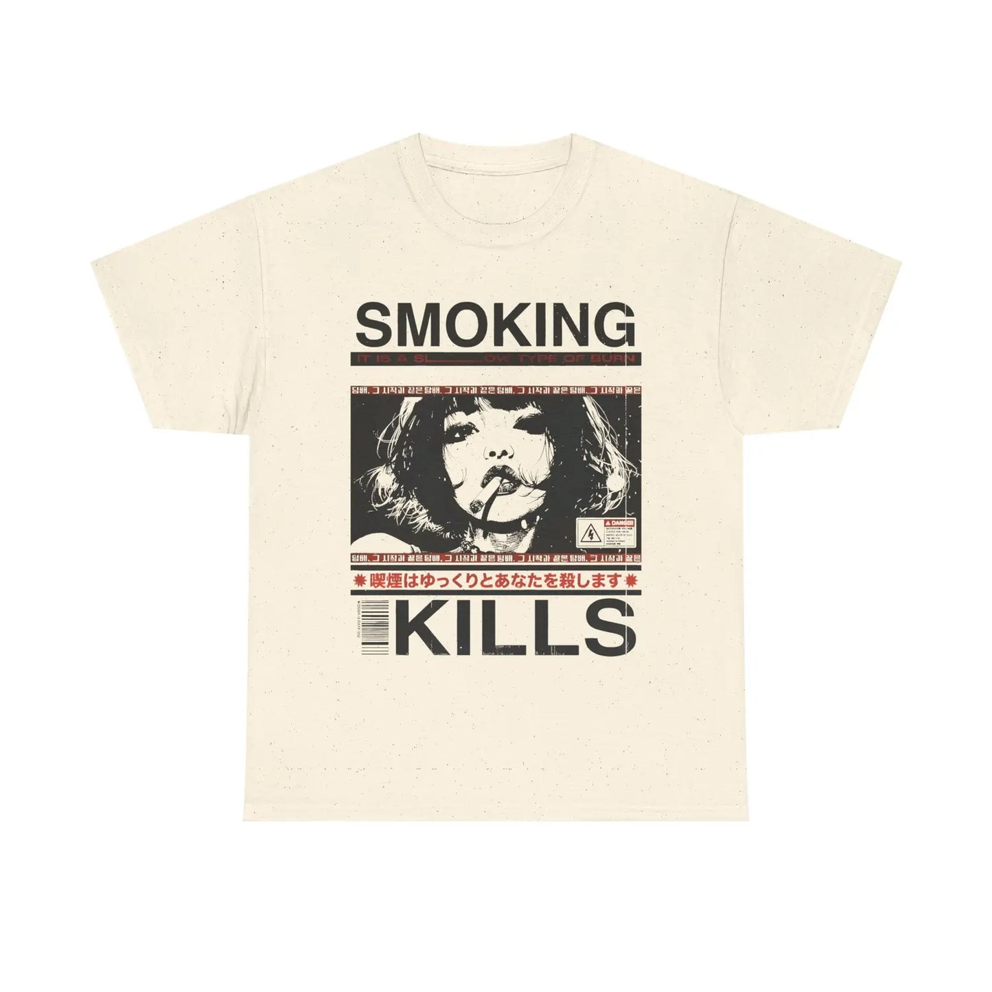 Smoking Kills Retro Manga Style Graphic T-Shirt / Sweatshirt / Hoodie